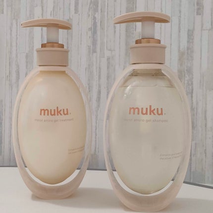 ムク+ モイスト アミノジェル シャンプー/ヘアトリートメント/muku+/市販シャンプーを使ったクチコミ(1枚目)