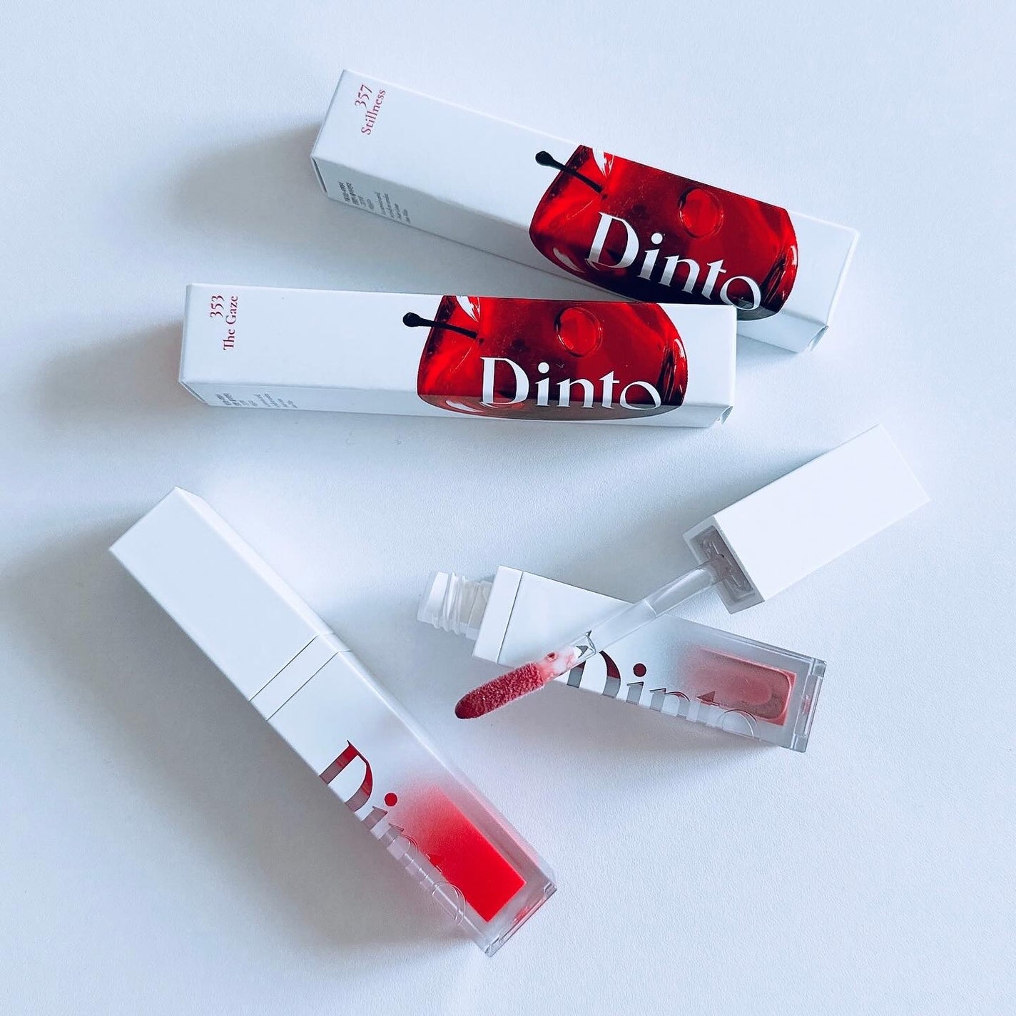 ミラーレスリップオイルグロス/Dinto/リップグロスを使ったクチコミ(4枚目)