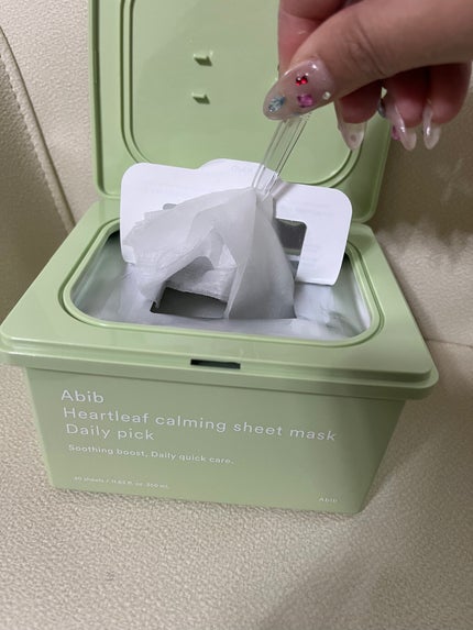 ドクダミシートマスクデイリーピック/Abib /シートマスク・パックを使ったクチコミ(2枚目)