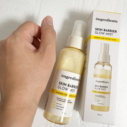 オングリディエンツ スキンバリアグローミスト/Ongredients/ミスト状化粧水を使ったクチコミ(3枚目)