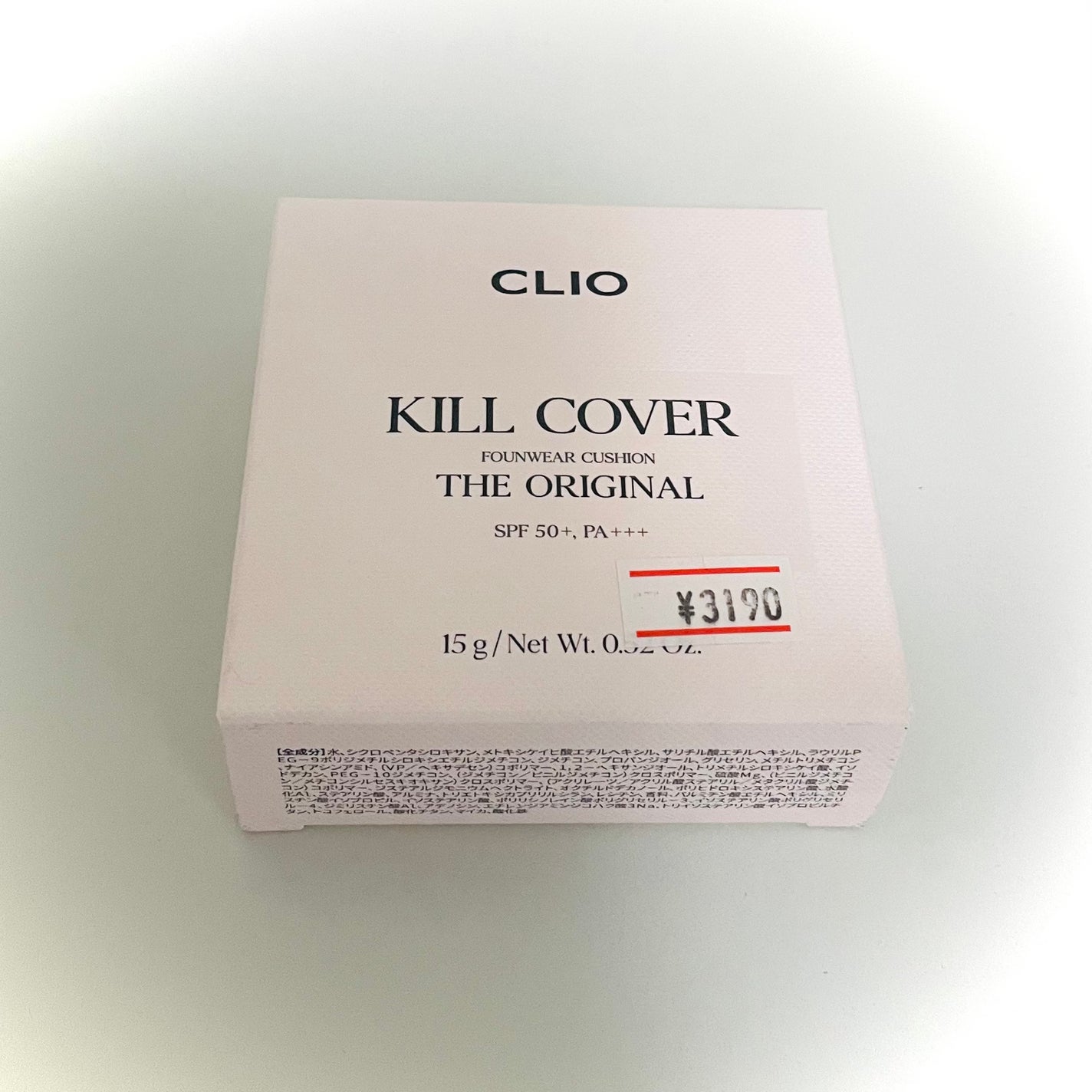 キル カバー ファンウェア クッション ザ オリジナル/CLIO/クッションファンデーションを使ったクチコミ(4枚目)