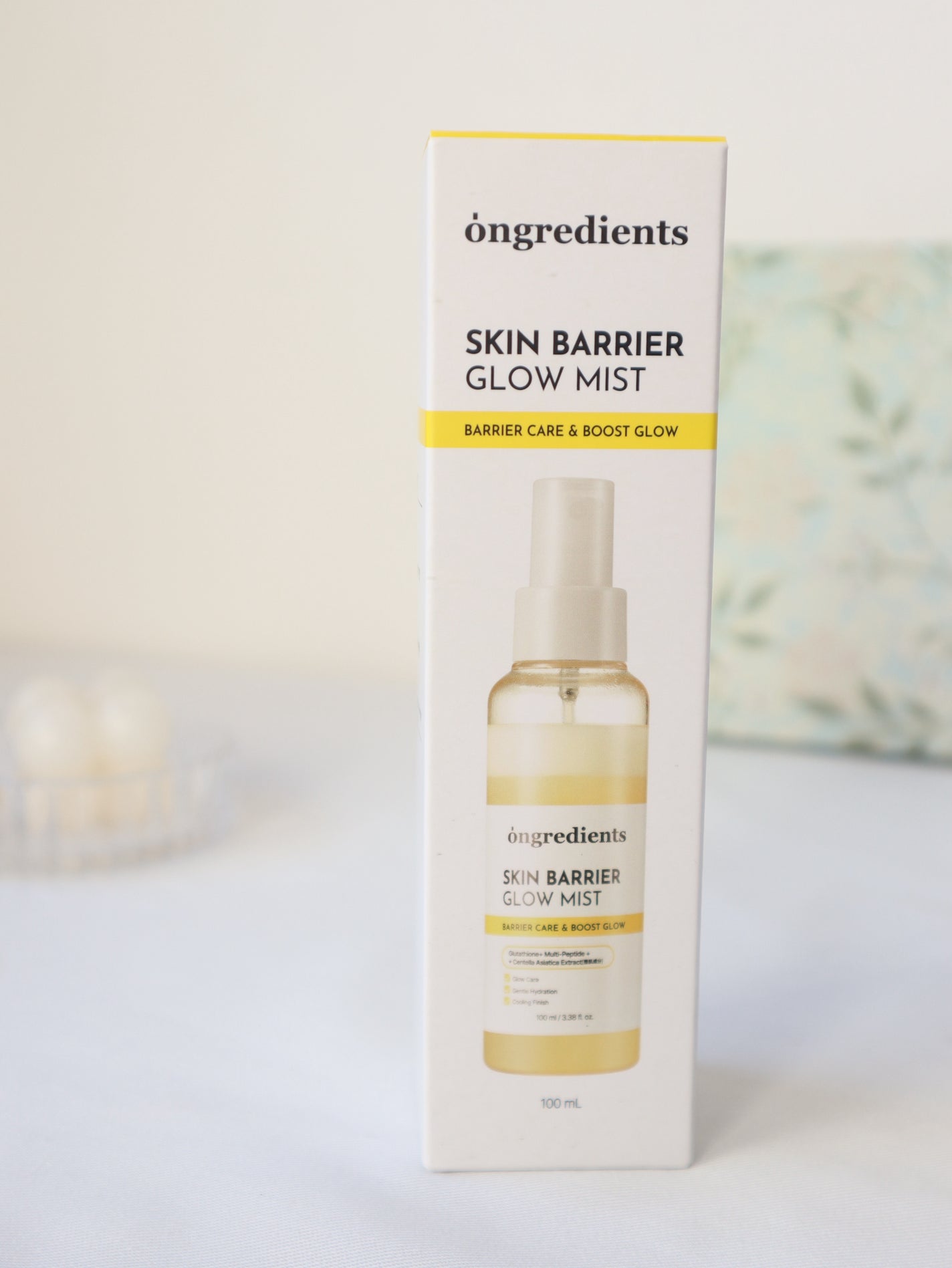 オングリディエンツ スキンバリアグローミスト/Ongredients/ミスト状化粧水を使ったクチコミ(4枚目)