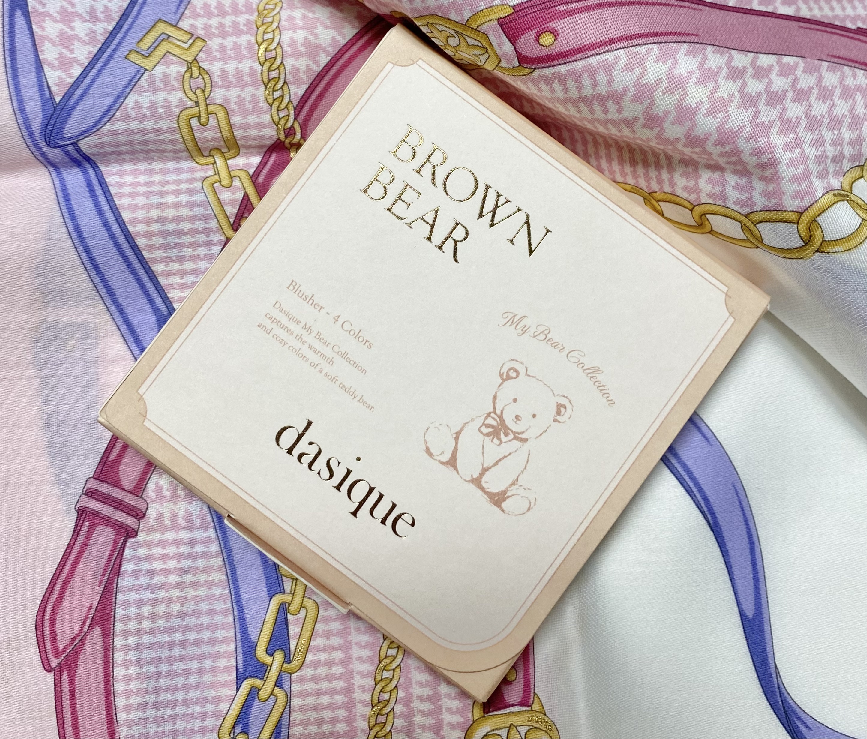 ブレンディングムードチーク 16 ブラウンベア/dasique/パウダーチークを使ったクチコミ（1枚目）