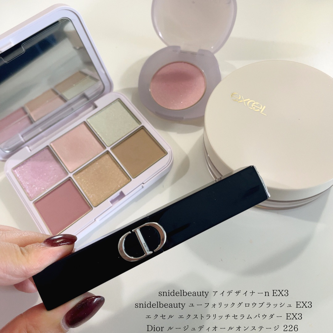 SNIDEL　ユーフォリック グロウ ブラッシュ/SNIDEL BEAUTY/パウダーチークを使ったクチコミ（1枚目）