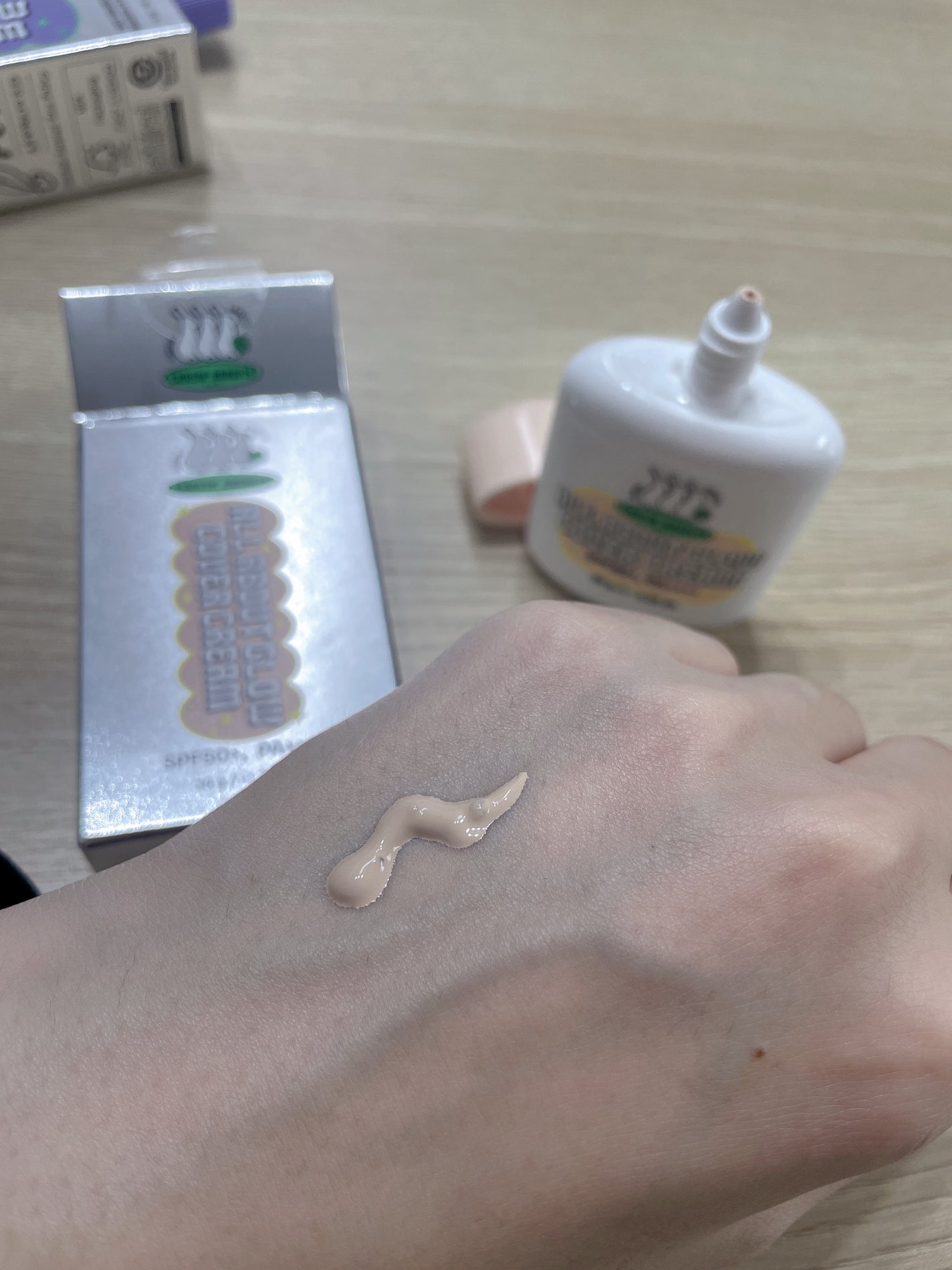 オールアバウトグロウカバークリーム/CHASIN'RABBITS/日焼け止めクリームを使ったクチコミ(2枚目)