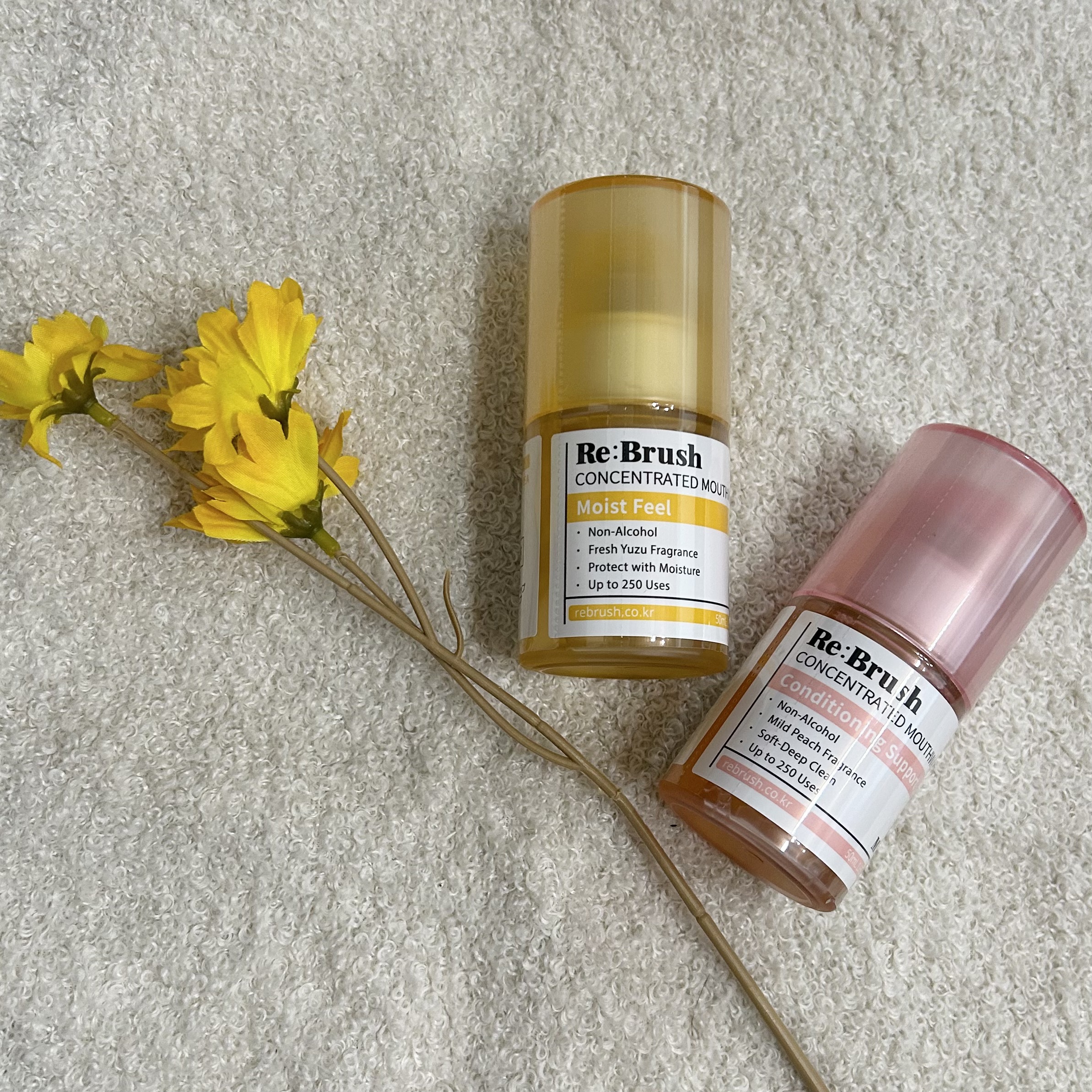 辛くないマイルドな使用感♪
新フレーバー「ピーチ＆ゆず」登場❕

ハンドクリームサイズで持ち運び好適✨