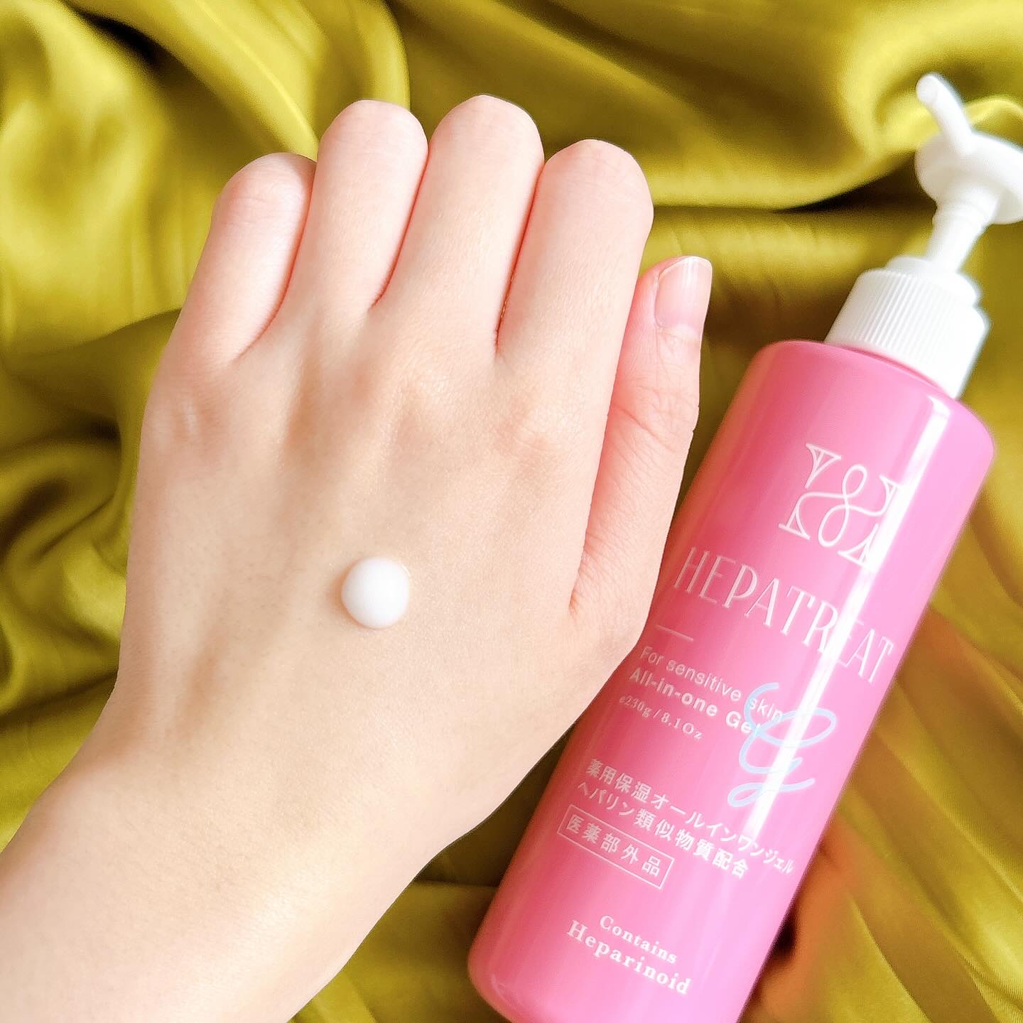 ヘパトリート 薬用保湿オールインワンジェル　[医薬部外品]/ゼトックスタイル/オールインワン化粧品を使ったクチコミ（3枚目）