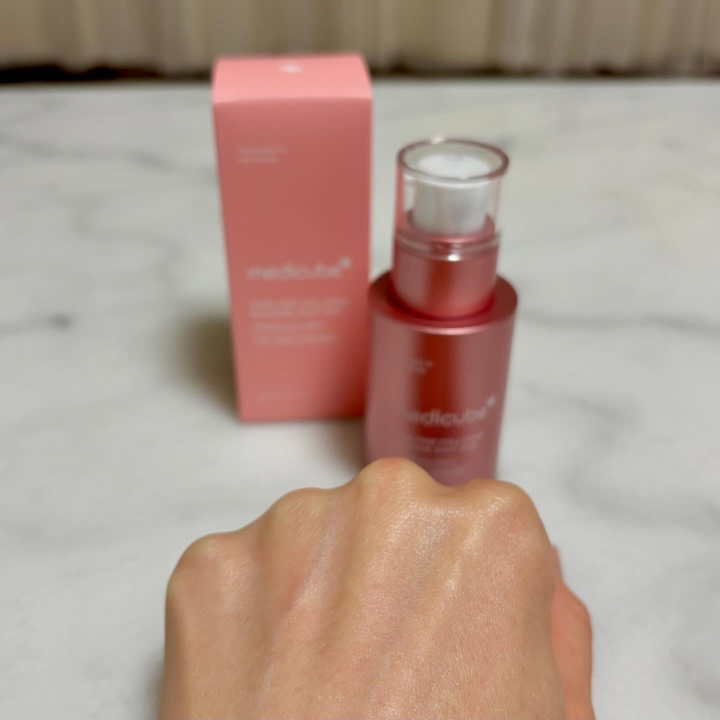 PDRNピンクエクソソームショット2000/MEDICUBE/美容液を使ったクチコミ（3枚目）