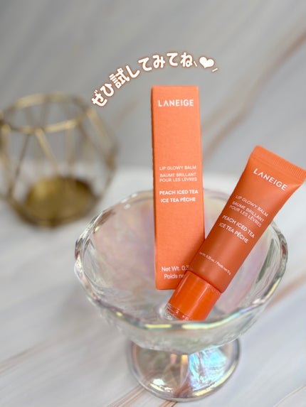 リップグロウィバーム ピーチアイスティー/LANEIGE/リップバームの画像