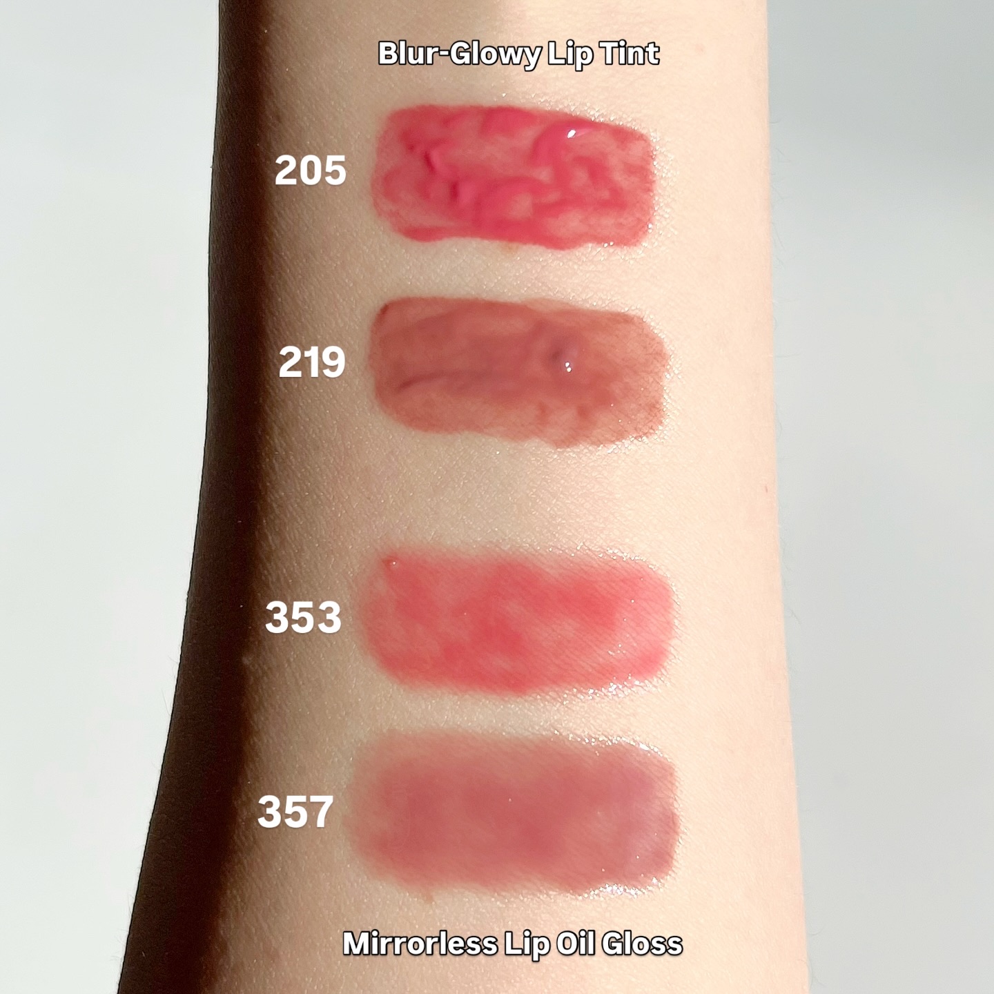 ミラーレスリップオイルグロス/Dinto/リップグロスを使ったクチコミ（2枚目）