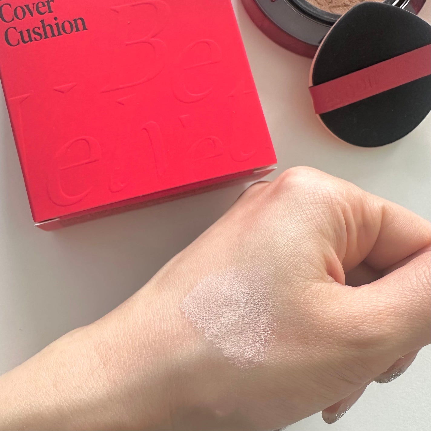 ビーベルベットカバークッション/espoir/クッションファンデーションを使ったクチコミ(4枚目)