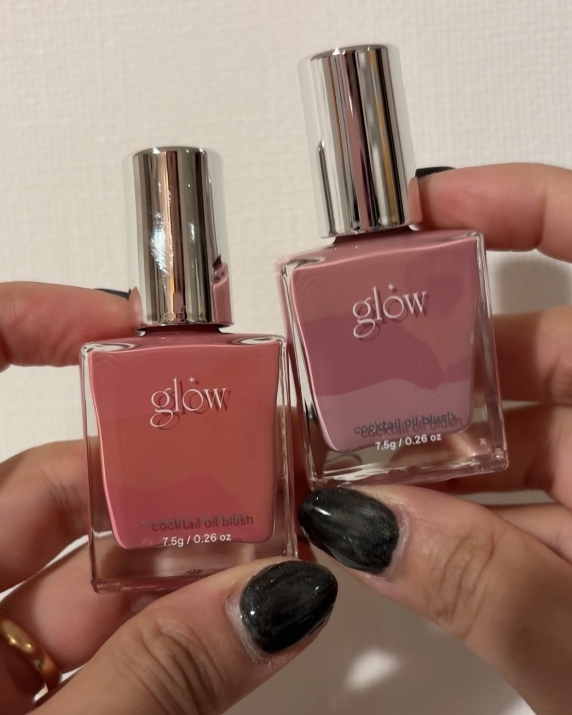 glow カクテルオイルブラッシャーのクチコミ「薄肌、乾燥肌なので、特にこれからの季節は乾燥するし、クリームチークしか使えないなあと思っていた.....」（1枚目）