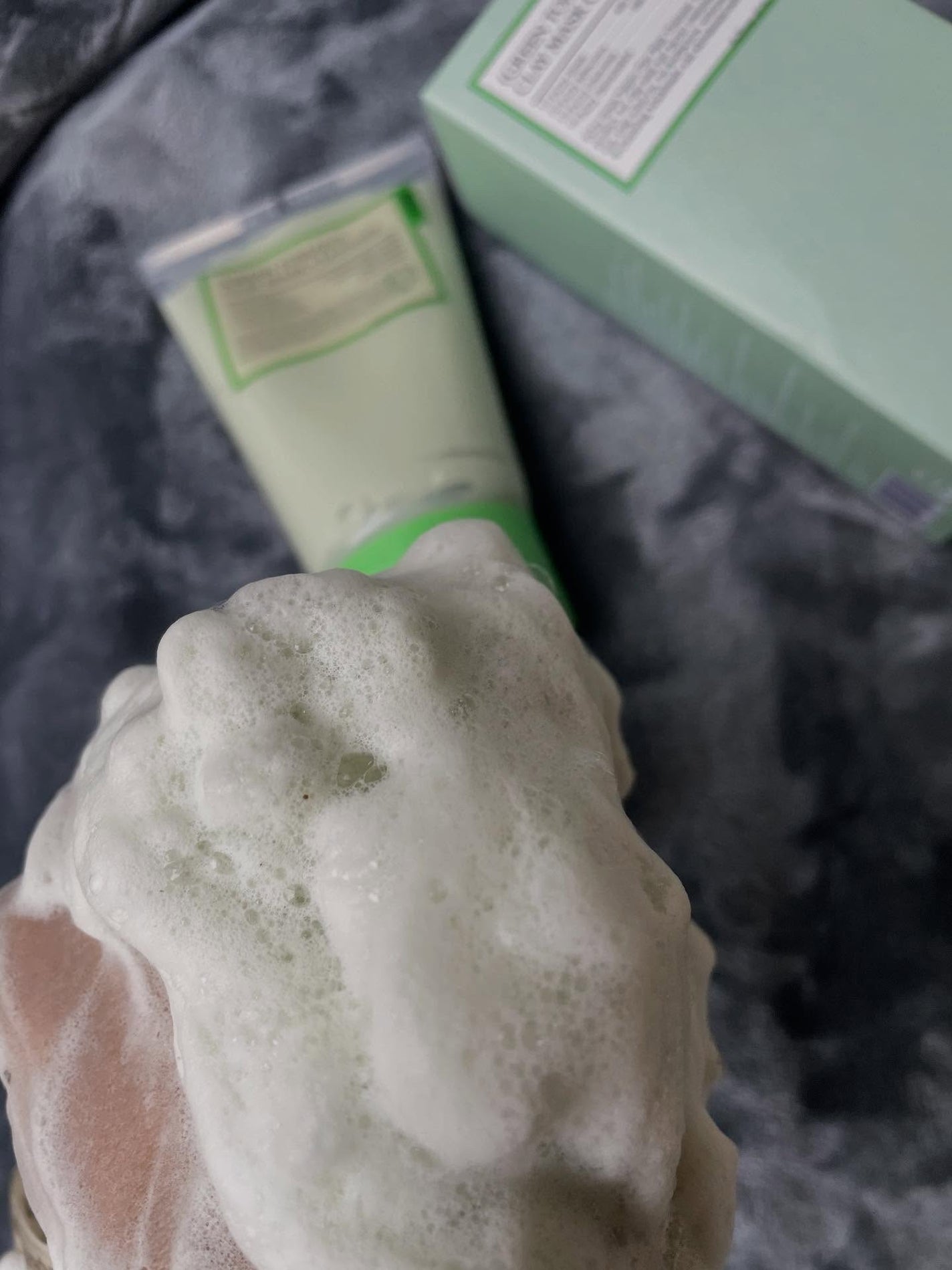 グリーントマトクレイマスククレンザー/FULLY/洗い流すパック・マスクを使ったクチコミ(4枚目)