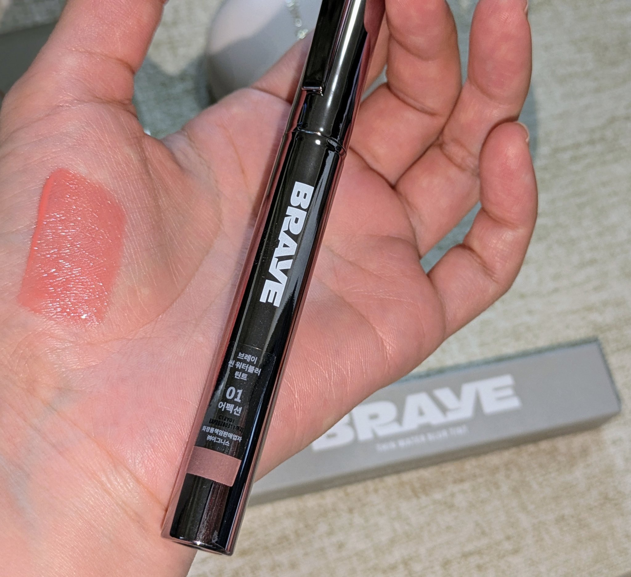 シンウォーターブラーティント/BRAYE/リップティントを使ったクチコミ（1枚目）