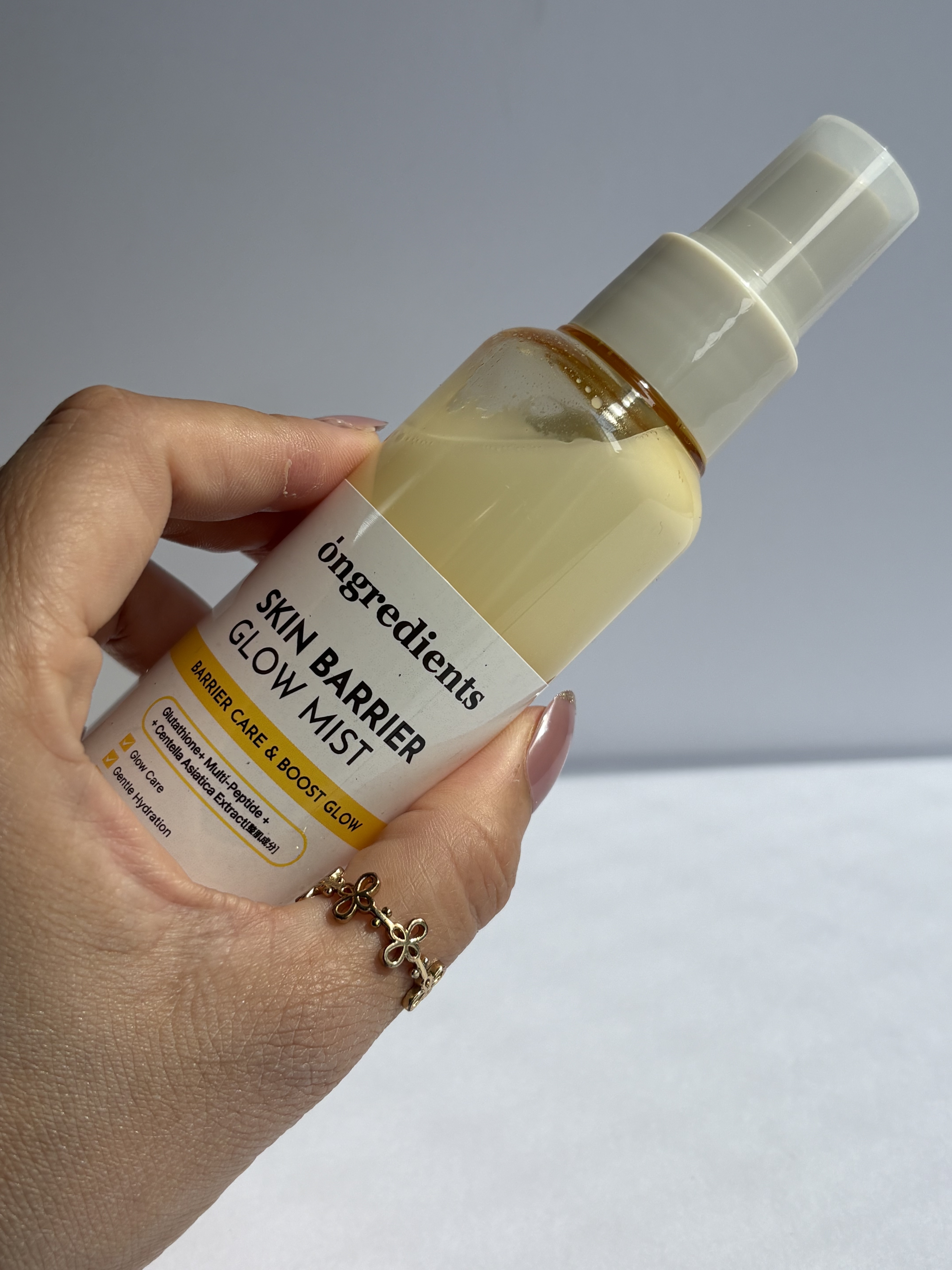 オングリディエンツ スキンバリアグローミスト/Ongredients/ミスト状化粧水を使ったクチコミ（2枚目）