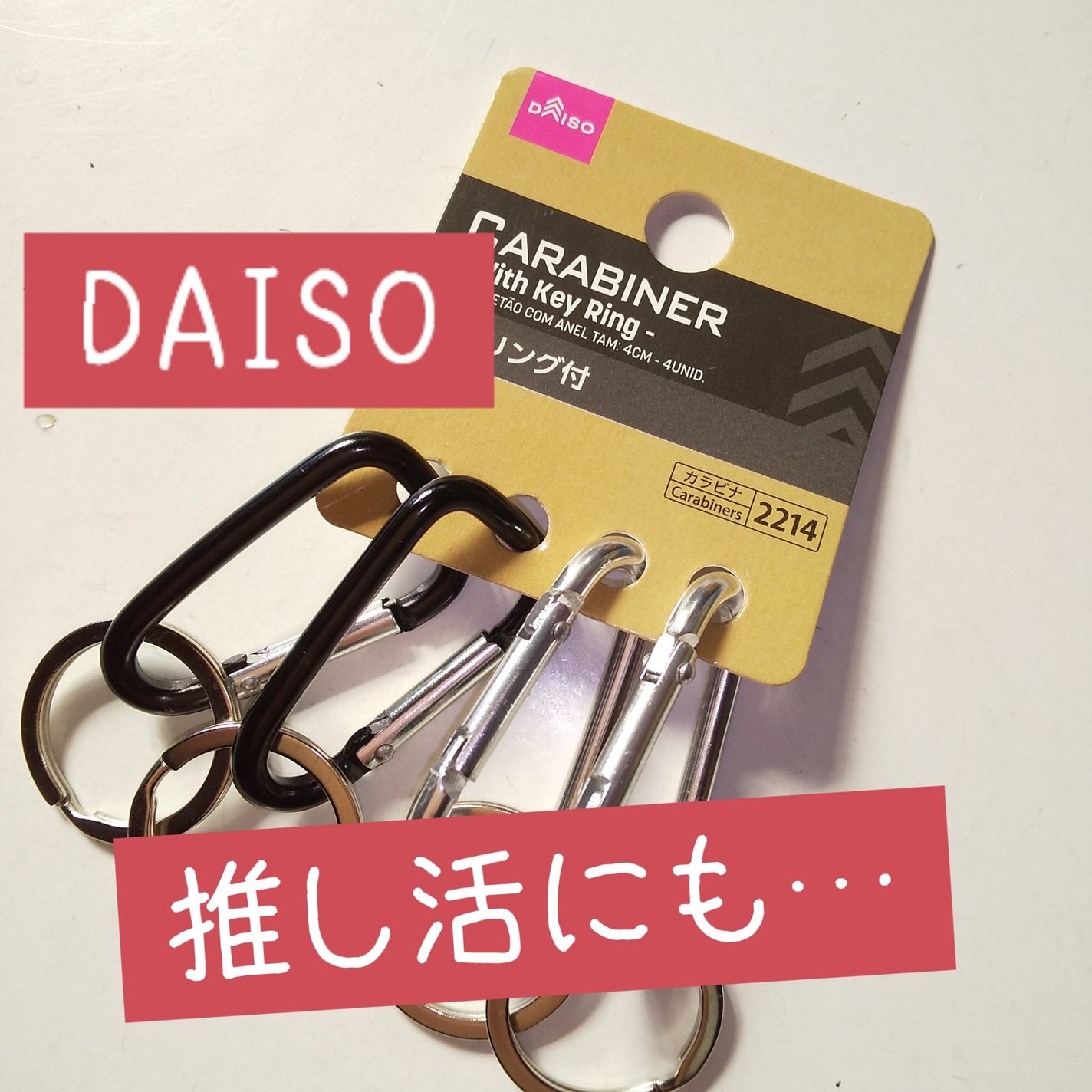 カラビナ/DAISO/その他を使ったクチコミ(1枚目)