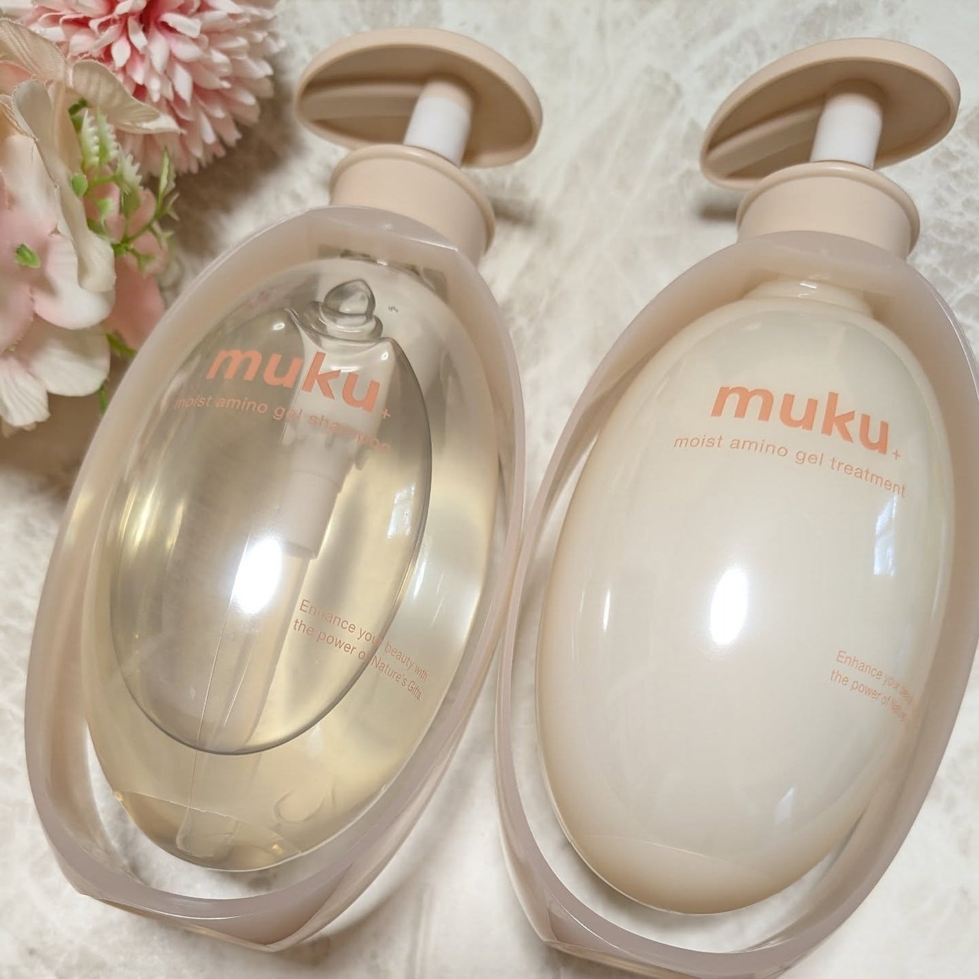 ムク+ モイスト アミノジェル シャンプー/ヘアトリートメント/muku+/市販シャンプーを使ったクチコミ(1枚目)