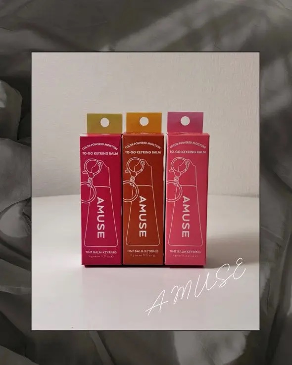 ケア/ティントバームキーリング/AMUSE/リップグロスを使ったクチコミ（3枚目）