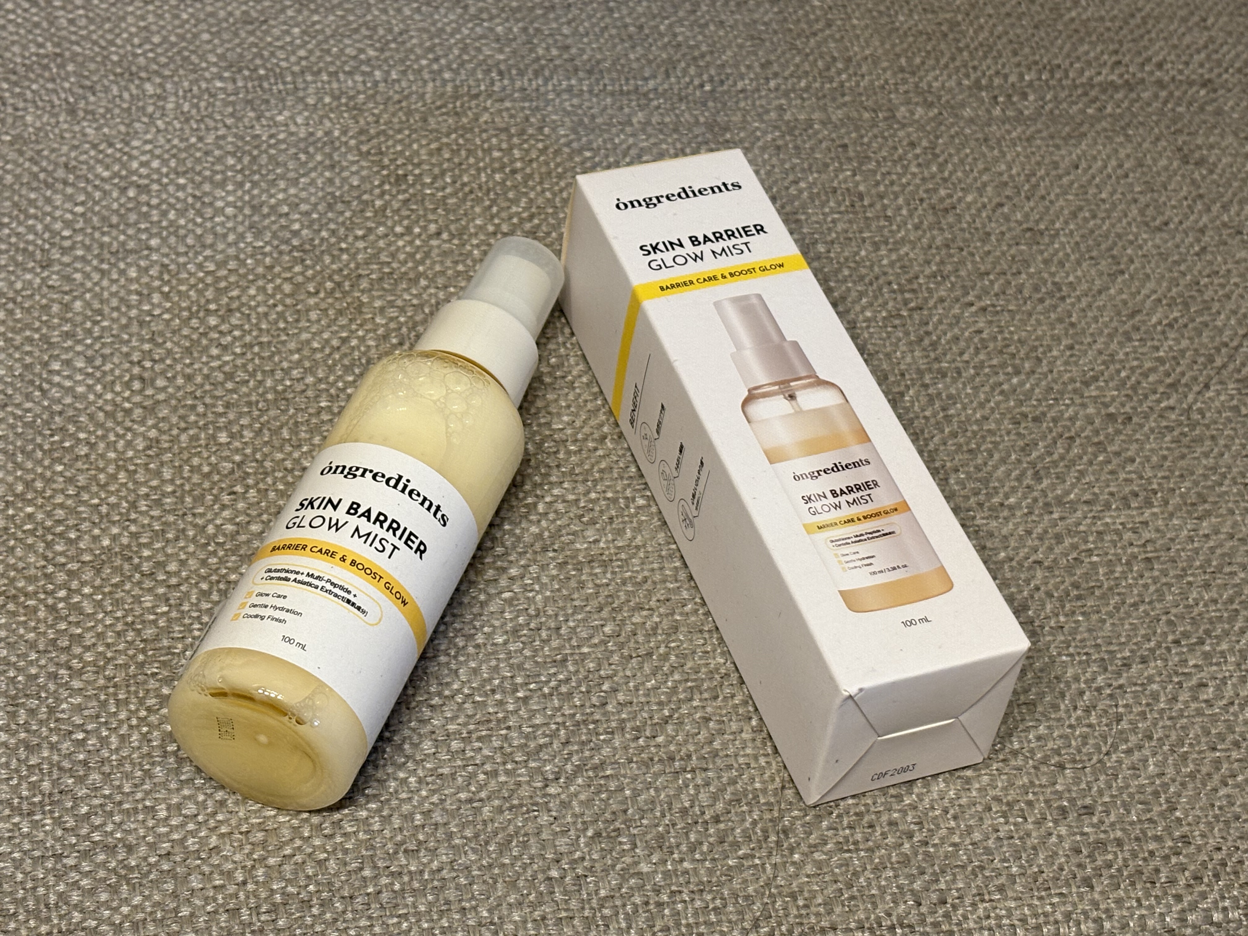 オングリディエンツ スキンバリアグローミスト/Ongredients/ミスト状化粧水を使ったクチコミ（1枚目）