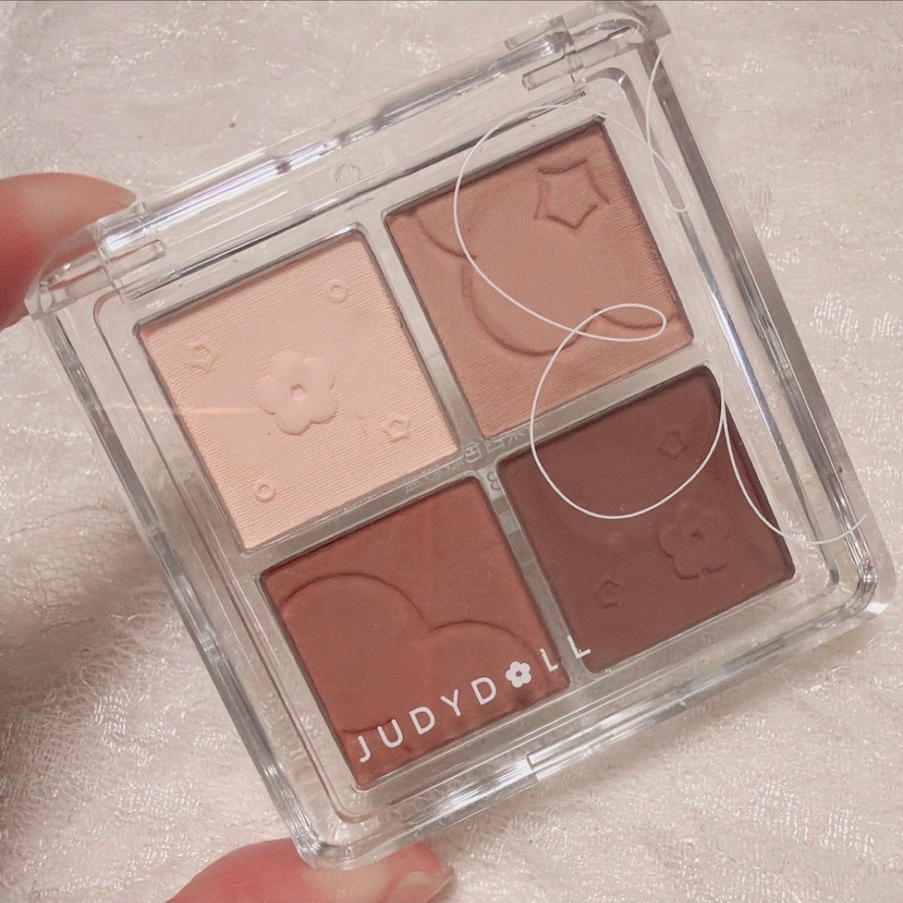 ソフトクラウド4色アイシャドウパレット/JUDYDOLL/アイシャドウパレットを使ったクチコミ(5枚目)