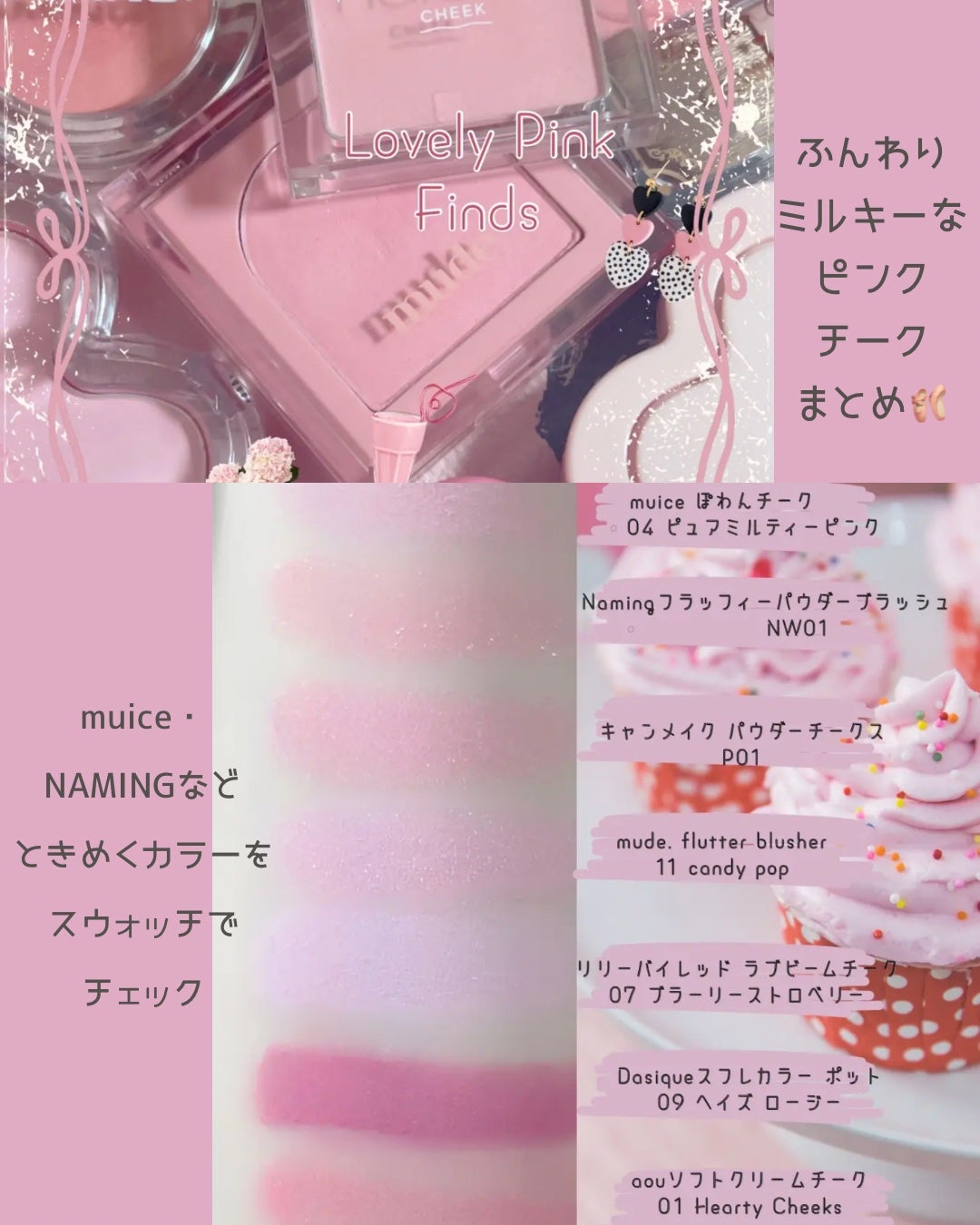 Luv Beam Blur Cheek/lilybyred/パウダーチークを使ったクチコミ(4枚目)