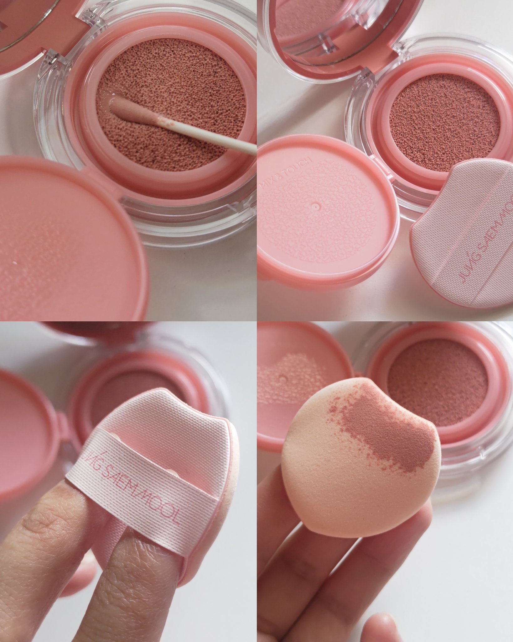 アーティストクッションブラッシュ/JUNG SAEM MOOL/リキッドチークを使ったクチコミ（2枚目）