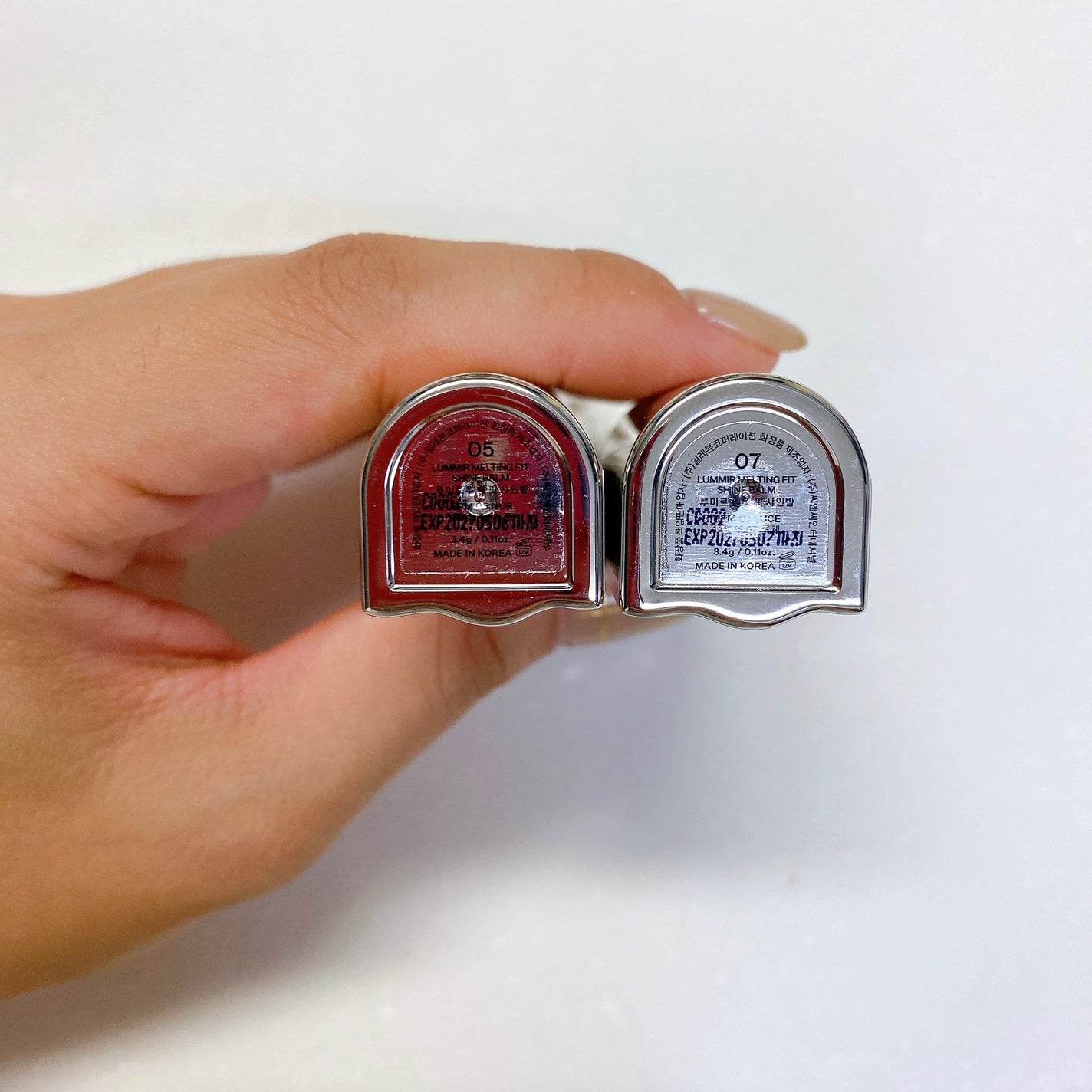 MELTING FIT SHINE BALM/Lummir/口紅を使ったクチコミ(3枚目)