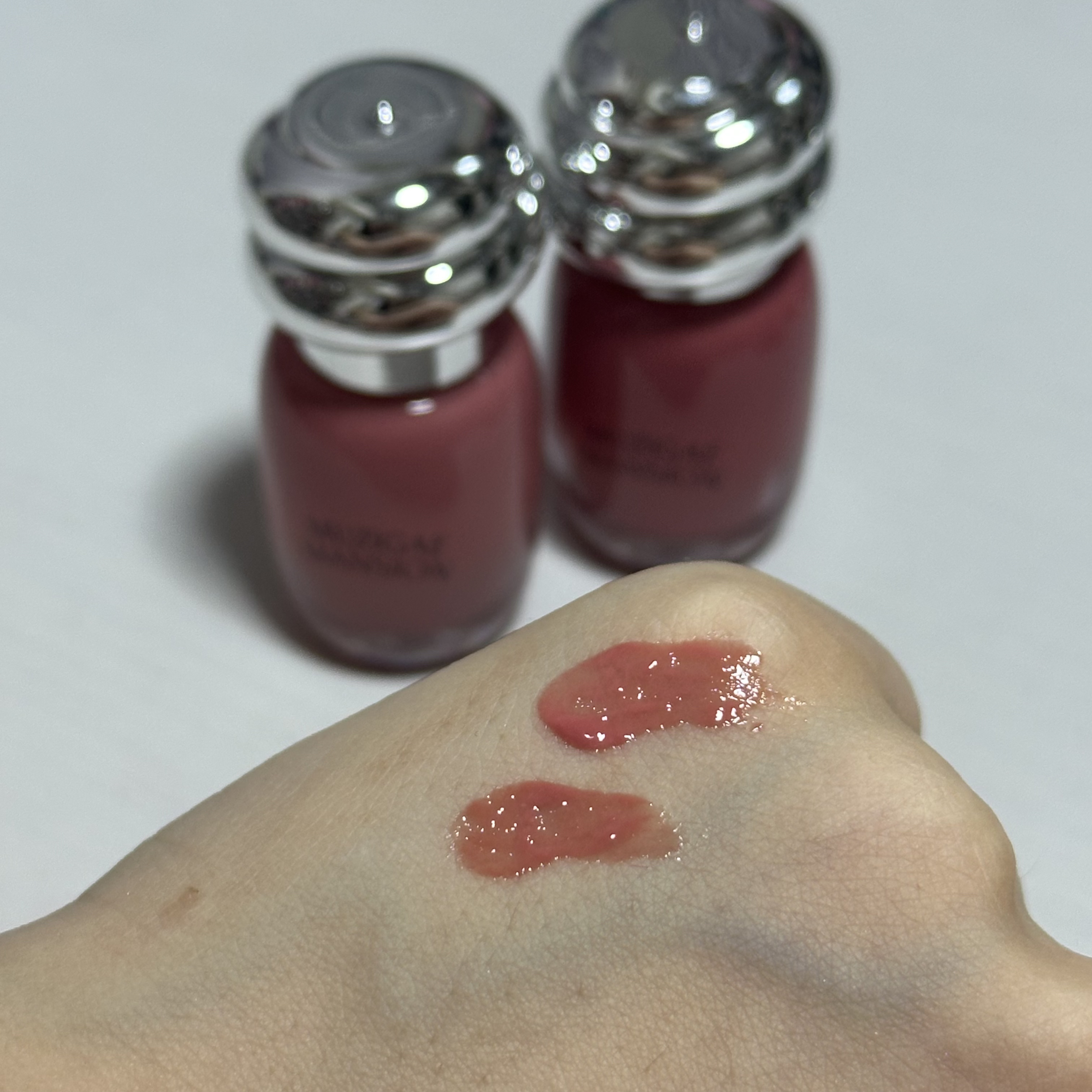 オブジェグロッシーミニ/MUZIGAE MANSION/リップティントを使ったクチコミ（2枚目）