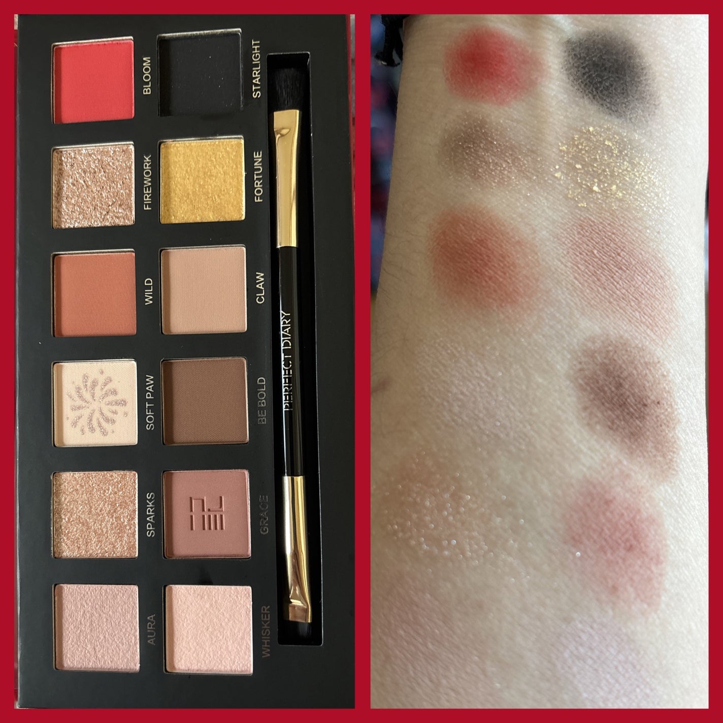エクスプローラ12色 動物アイシャドウパレット/PERFECT DIARY/アイシャドウパレットを使ったクチコミ(3枚目)