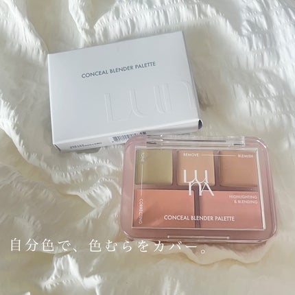 コンシールブレンダーパレット 01 クリアカバー/LUNA/パレットコンシーラーの画像