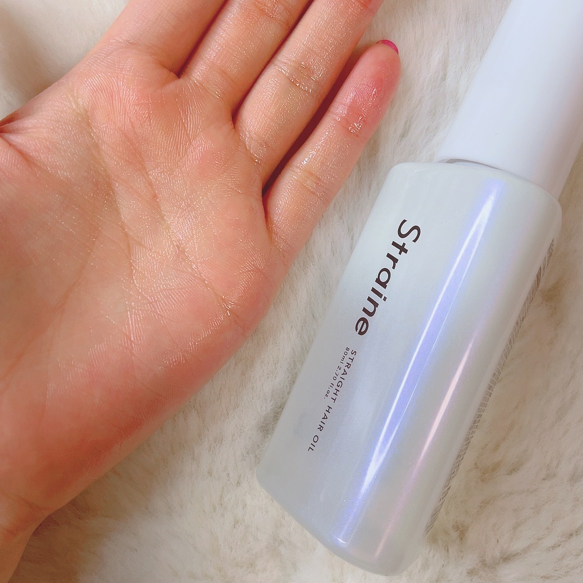 ストレートヘアオイル/Straine/ヘアオイルを使ったクチコミ（3枚目）