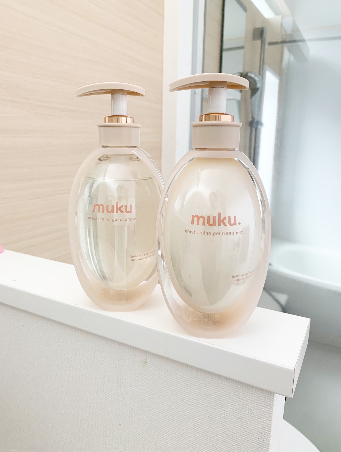 ムク+ モイスト アミノジェル シャンプー/ヘアトリートメント/muku+/市販シャンプーを使ったクチコミ(1枚目)