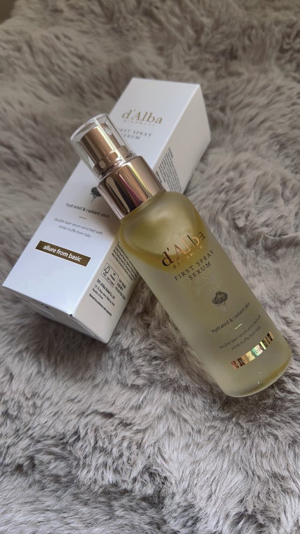 ダルバ ホワイトトリュフファーストスプレーセラム/ダルバ/ミスト状化粧水を使ったクチコミ(1枚目)