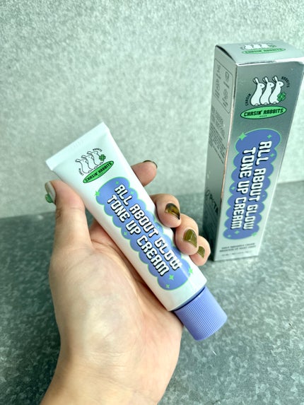 オールアバウトグロウトーンアップクリーム/CHASIN'RABBITS/化粧下地を使ったクチコミ(2枚目)