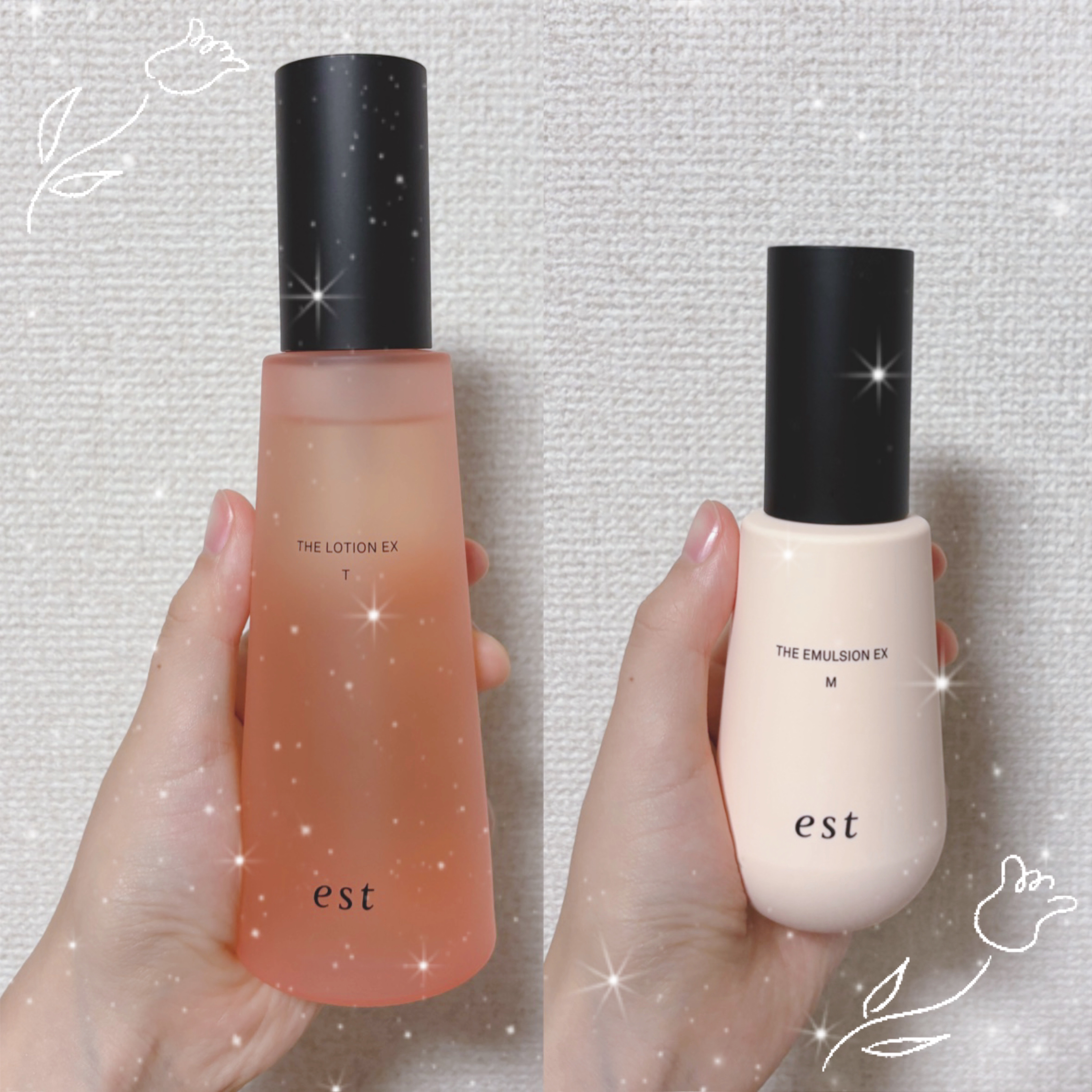 est THE LOTION EX t& THE EMULSION EX m エスト / ザ ローション EX T