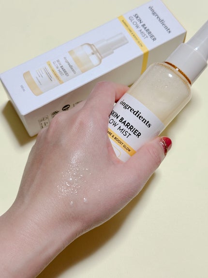 オングリディエンツ スキンバリアグローミスト/Ongredients/ミスト状化粧水を使ったクチコミ(3枚目)