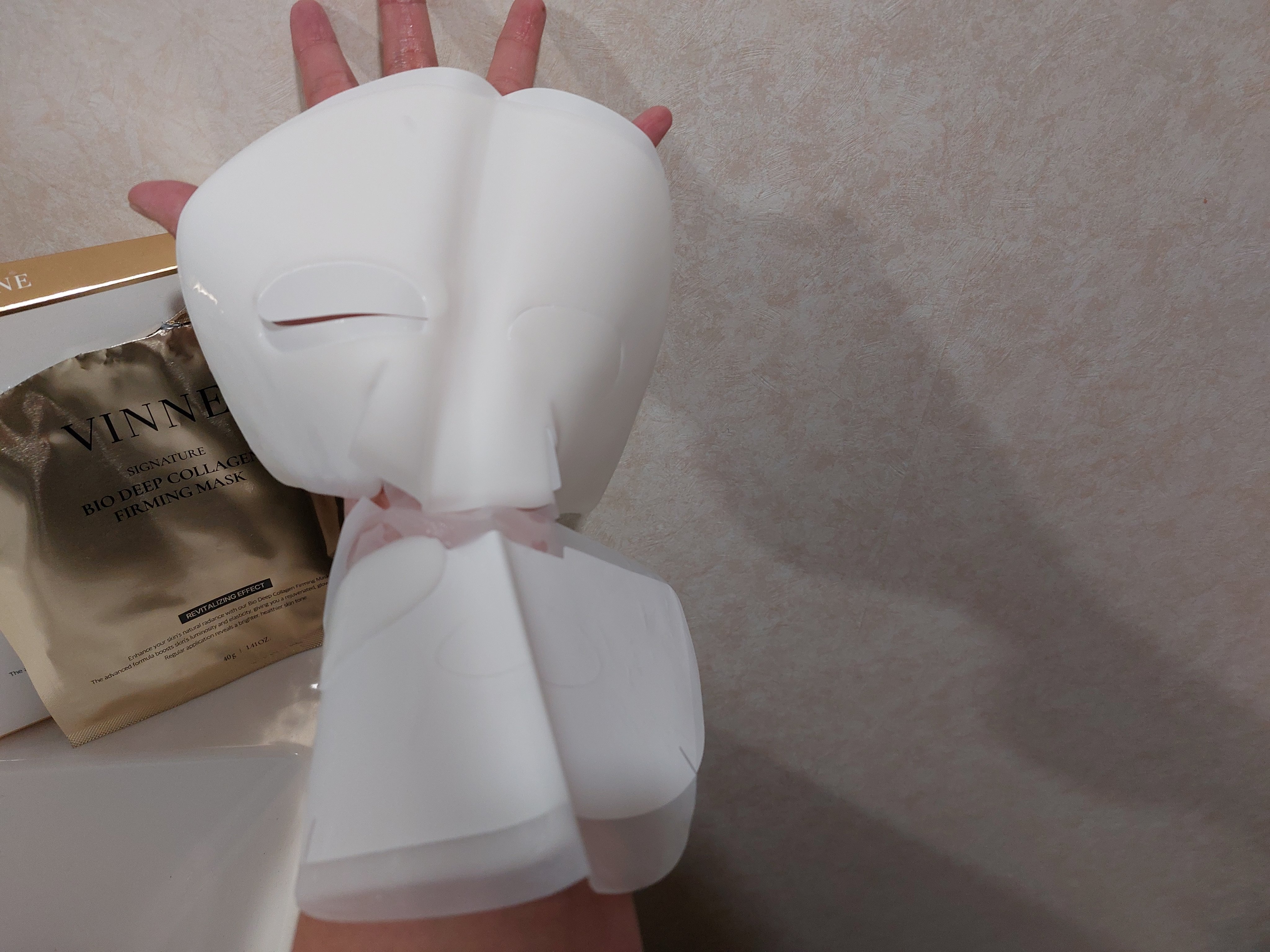 シグニチャーバイオディープコラーゲンファーミングマスク/VINNE /シートマスク・パックを使ったクチコミ（3枚目）