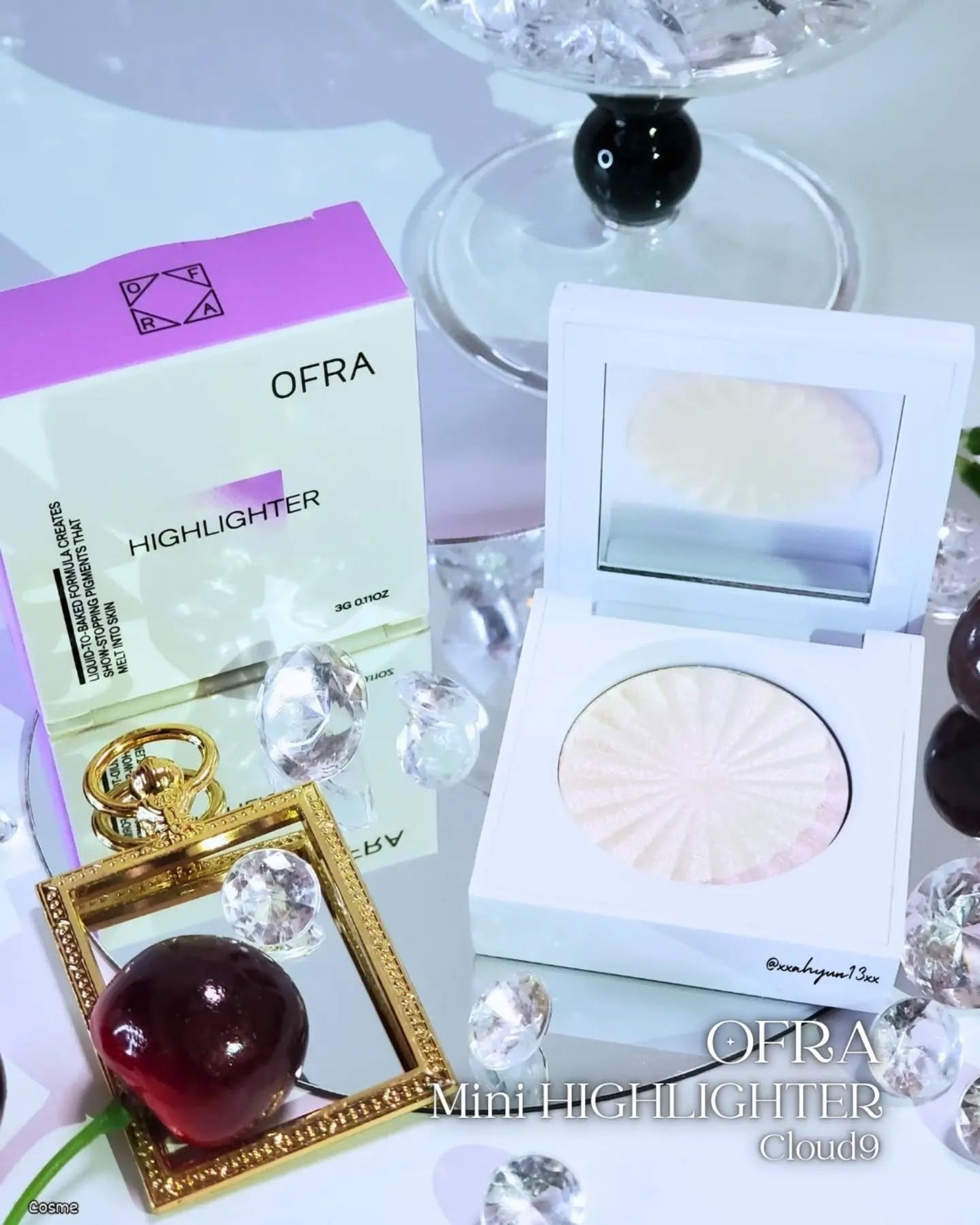 OFRA mini Highlighter/Ofra Cosmetics/パウダーハイライトを使ったクチコミ(1枚目)