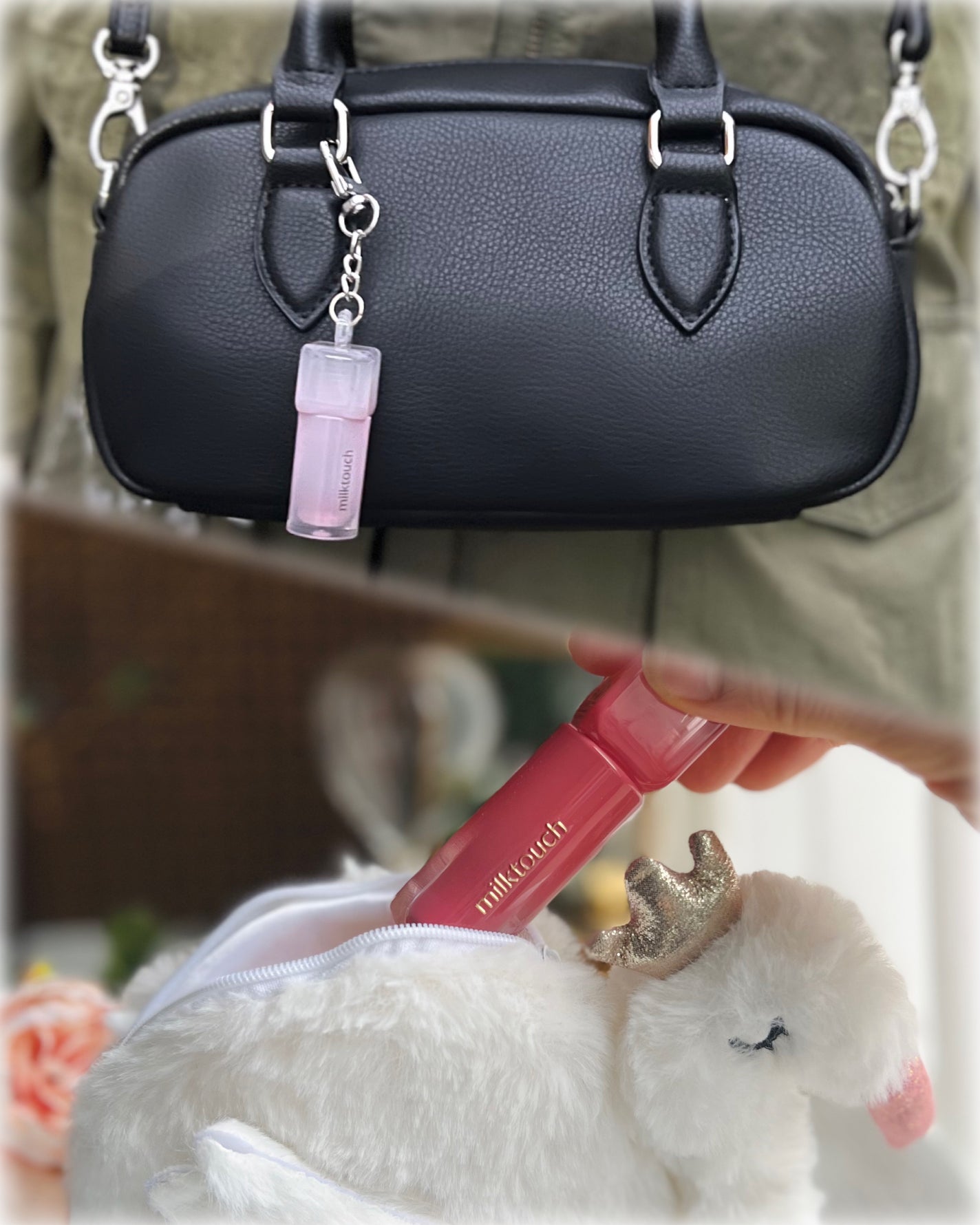 デューステインシャインデュオセット/Milk Touch/リップグロスを使ったクチコミ(6枚目)