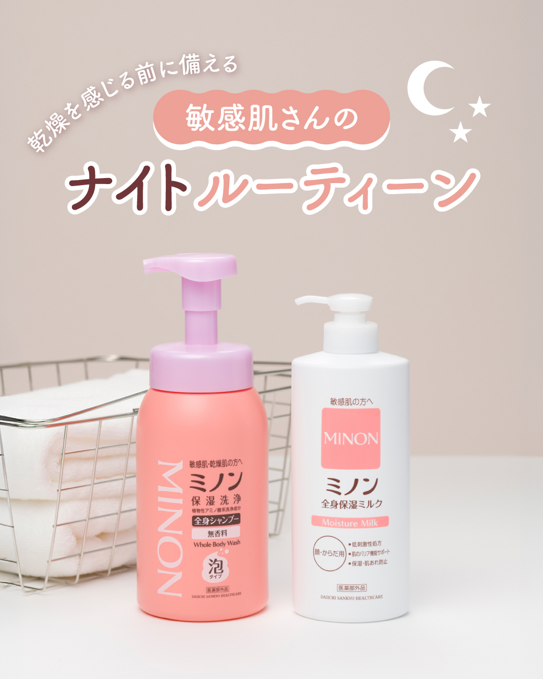 ミノン全身シャンプー(泡タイプ)/ミノン/ボディソープを使ったクチコミ（1枚目）