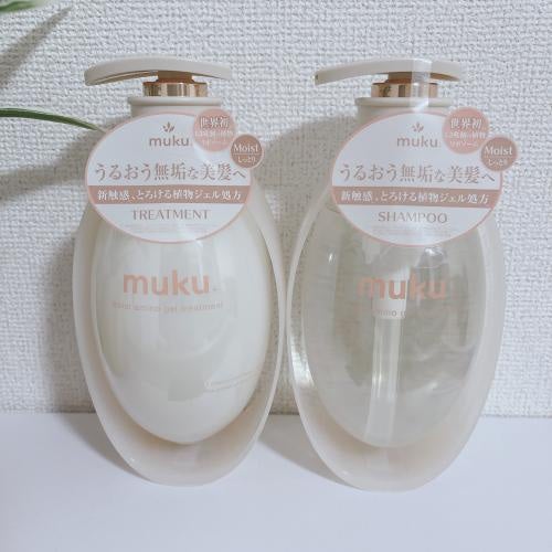ムク+ モイスト アミノジェル シャンプー/ヘアトリートメント/muku+/市販シャンプーを使ったクチコミ(6枚目)