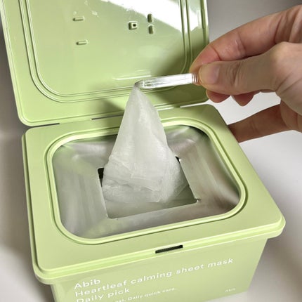 ドクダミシートマスクデイリーピック/Abib /シートマスク・パックを使ったクチコミ(2枚目)