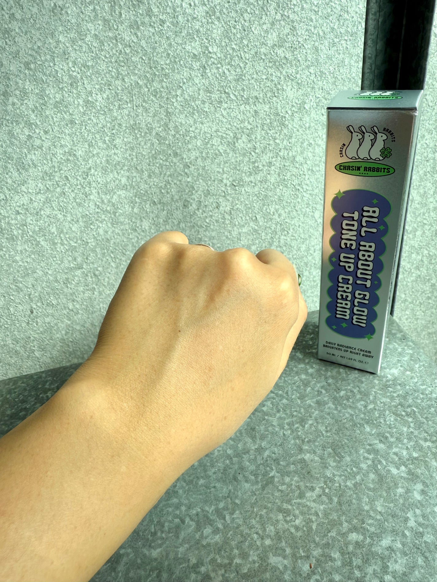 オールアバウトグロウトーンアップクリーム/CHASIN'RABBITS/化粧下地を使ったクチコミ(4枚目)