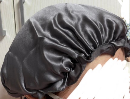 シルクナイトキャップ/and us/ヘアケアグッズを使ったクチコミ(4枚目)