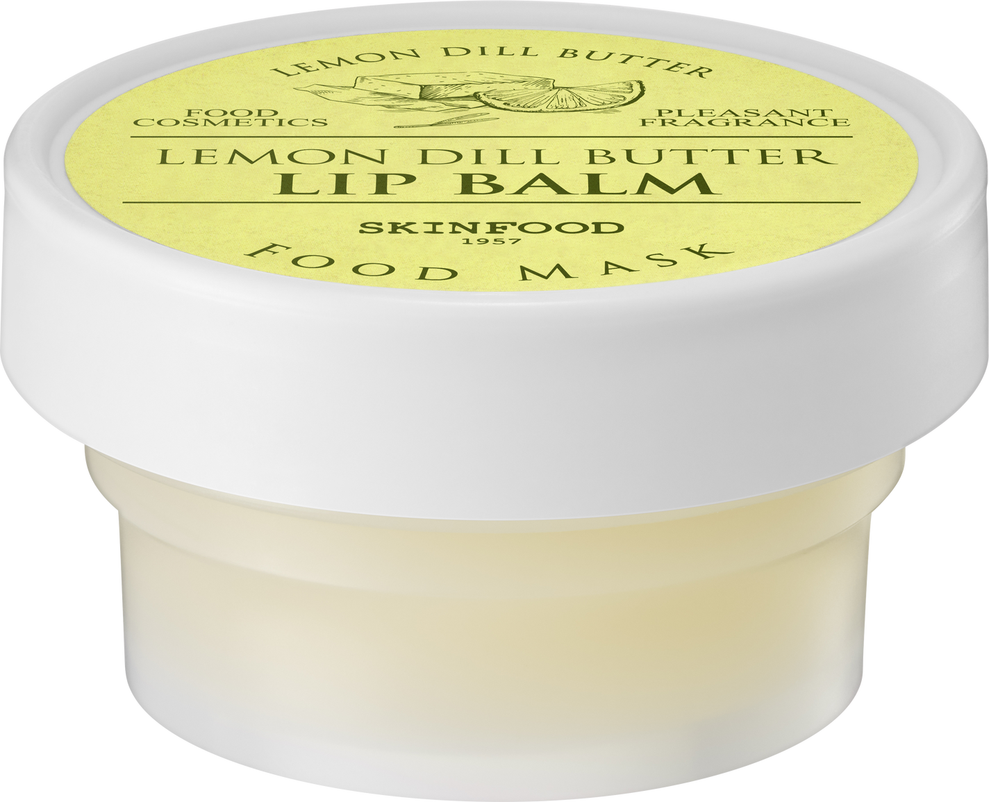 レモンディルバターフードマスクリップバーム SKINFOOD