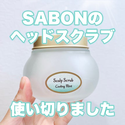 ヘッドスクラブ リフレッシング(ミント)/SABON/ヘッドスクラブを使ったクチコミ(1枚目)