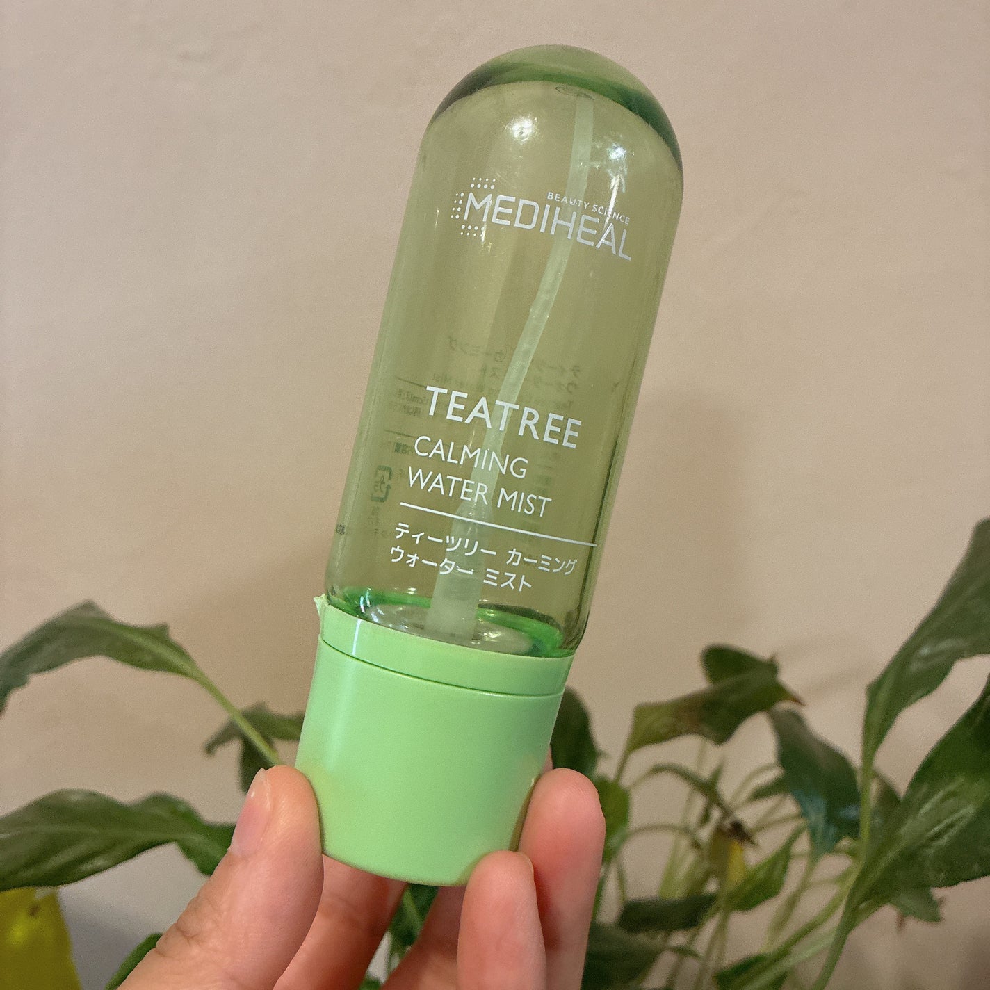 ティーツリーカーミングウォーターミスト/MEDIHEAL/ミスト状化粧水を使ったクチコミ(1枚目)