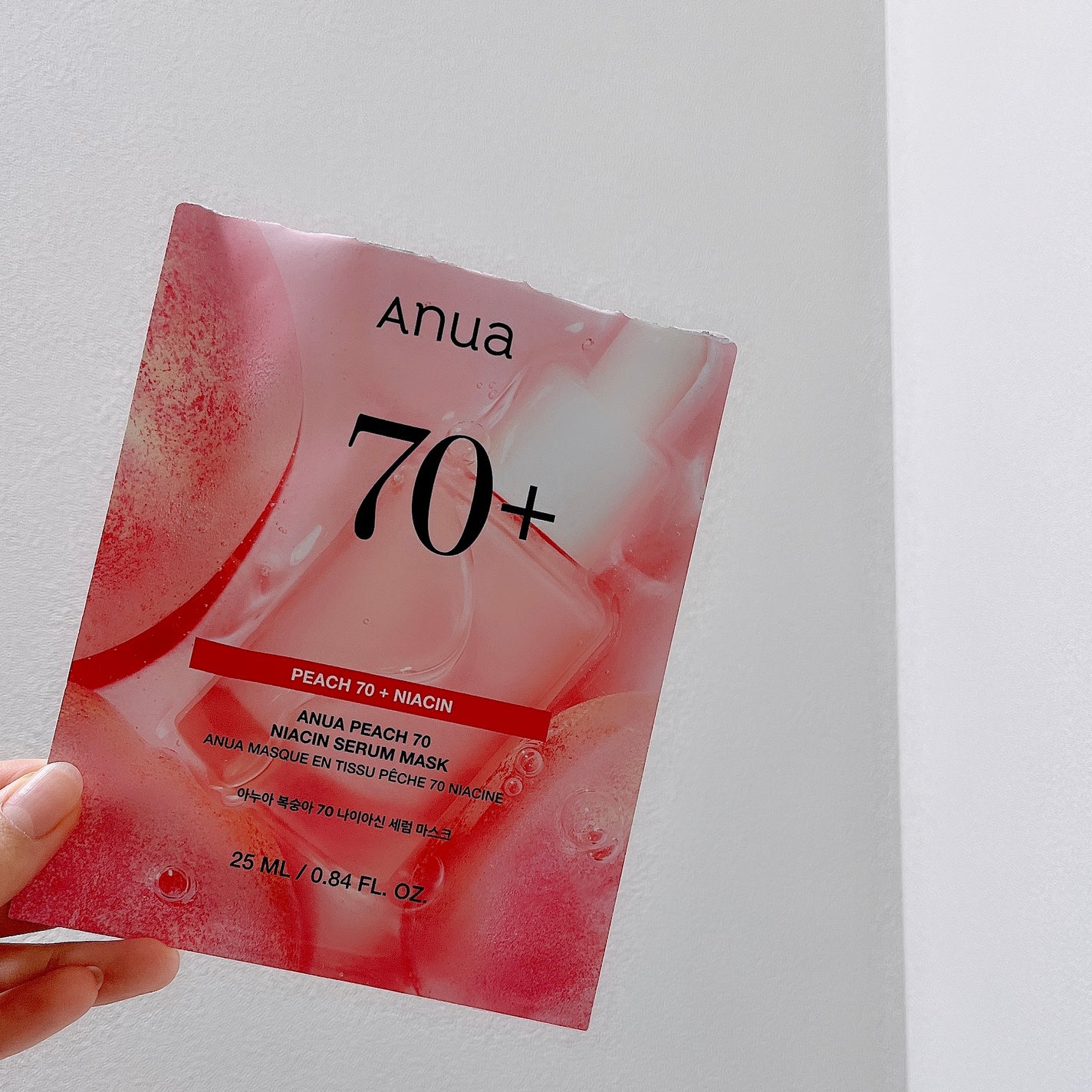 桃70%ナイアシンシートマスク/Anua/シートマスク・パックを使ったクチコミ(1枚目)