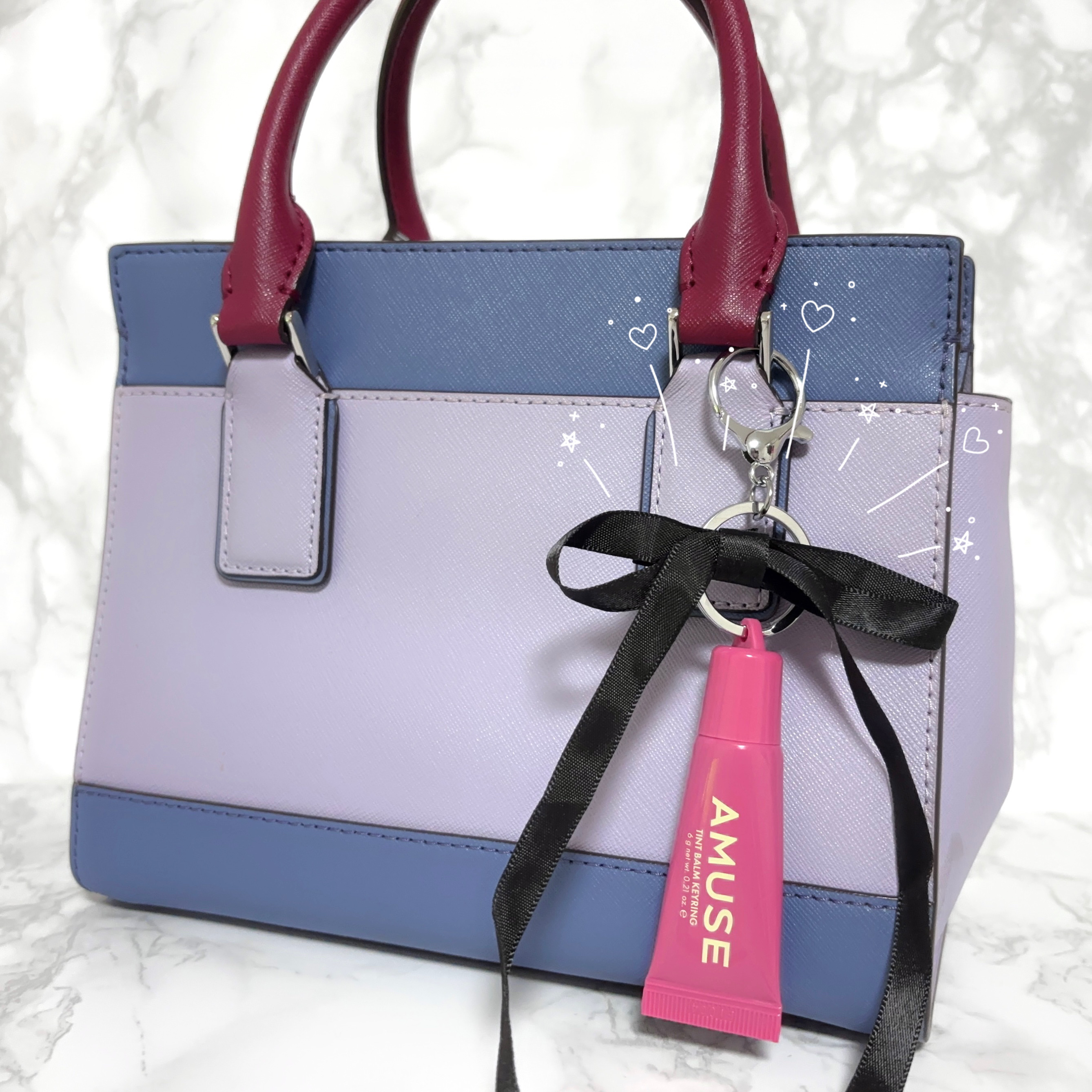 ケア/ティントバームキーリング/AMUSE/リップグロスを使ったクチコミ（3枚目）