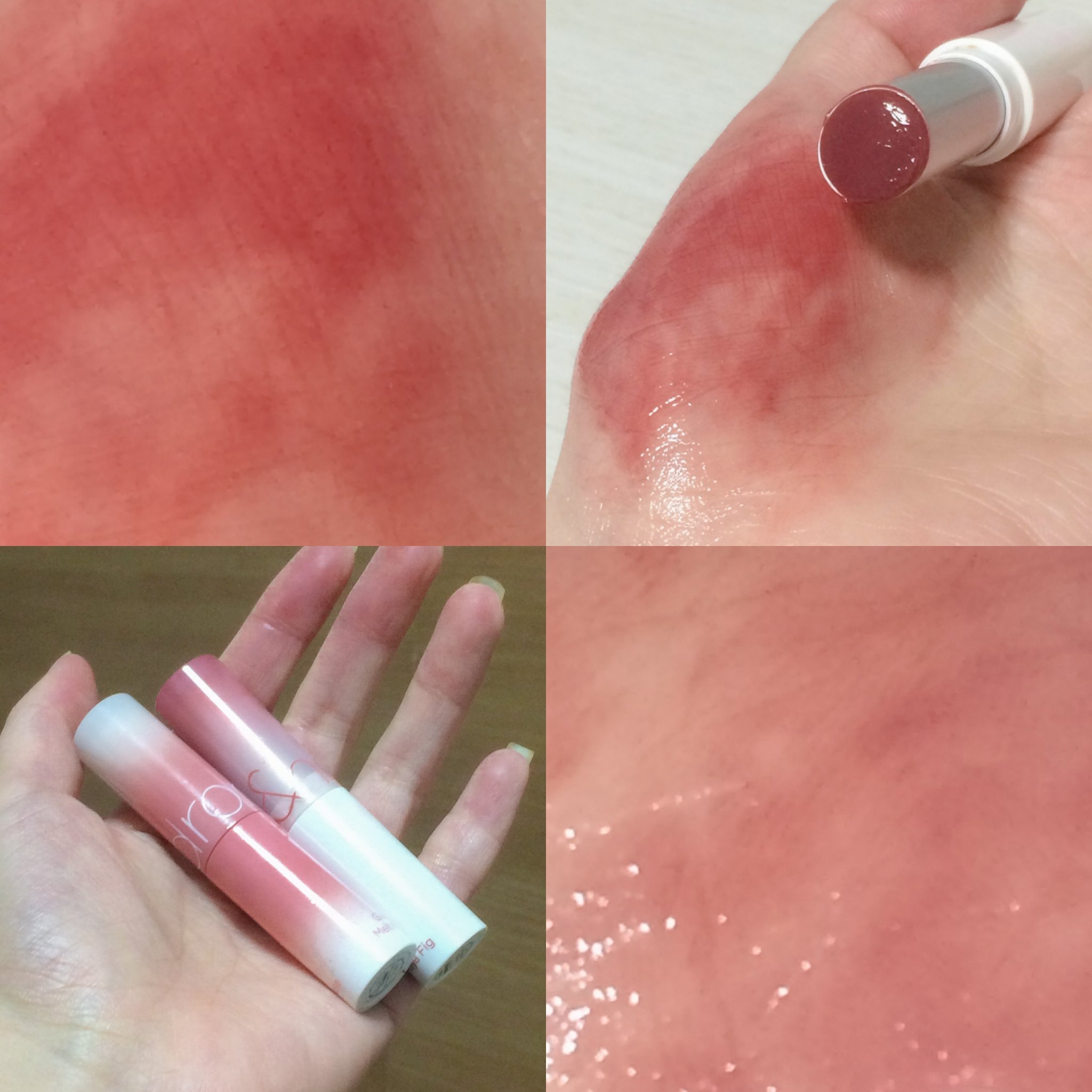 グラスティングメルティングバーム/rom&nd/リップバームを使ったクチコミ（1枚目）